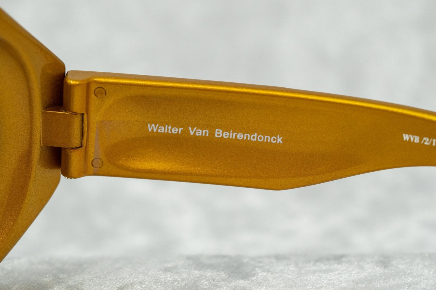 Walter Van Beirendonck Sunglasses Special Shiny Gold and Brown WVB2C10SUN