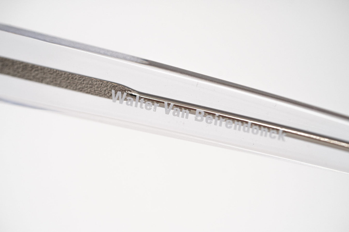 Walter Van Beirendonck Sunglasses Special Shield Clear and Grey WVB6C2SUN