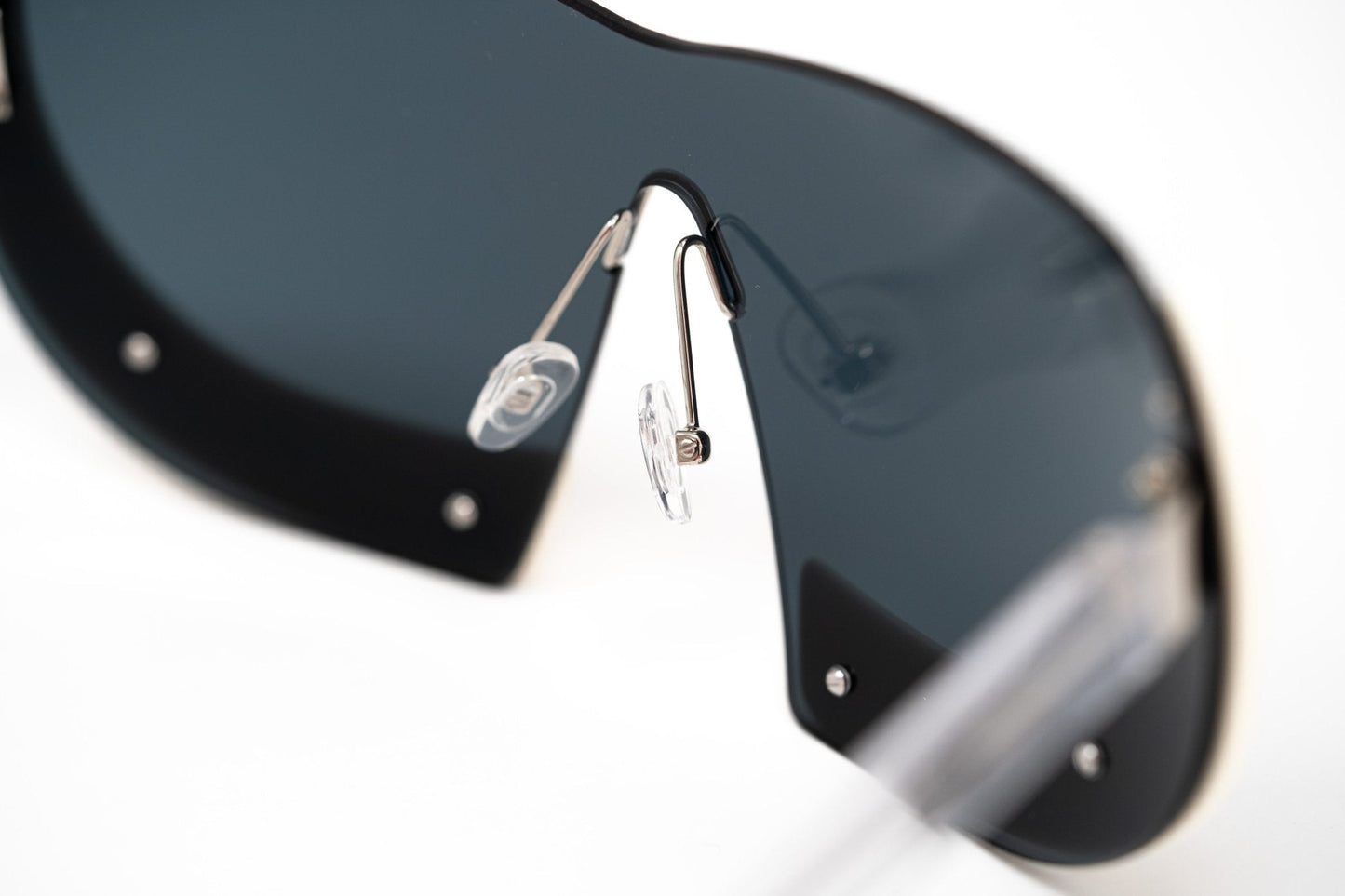 Walter Van Beirendonck Sunglasses Special Shield Clear and Grey WVB6C2SUN