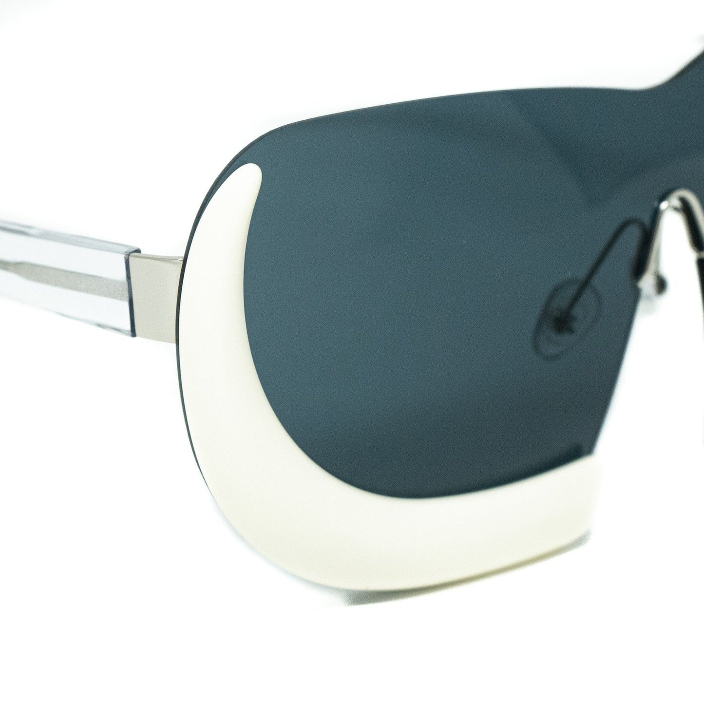 Walter Van Beirendonck Sunglasses Special Shield Clear and Grey WVB6C2SUN