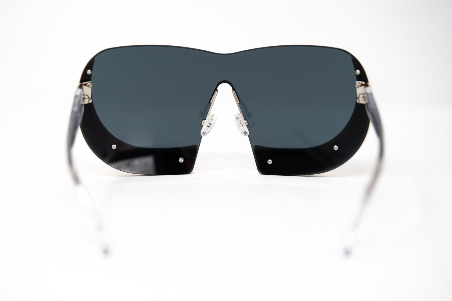 Walter Van Beirendonck Sunglasses Special Shield Clear and Grey WVB6C2SUN
