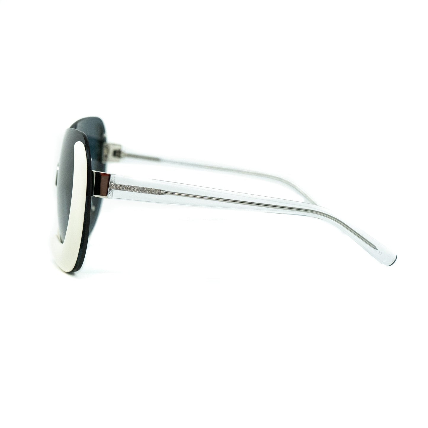 Walter Van Beirendonck Sunglasses Special Shield Clear and Grey WVB6C2SUN