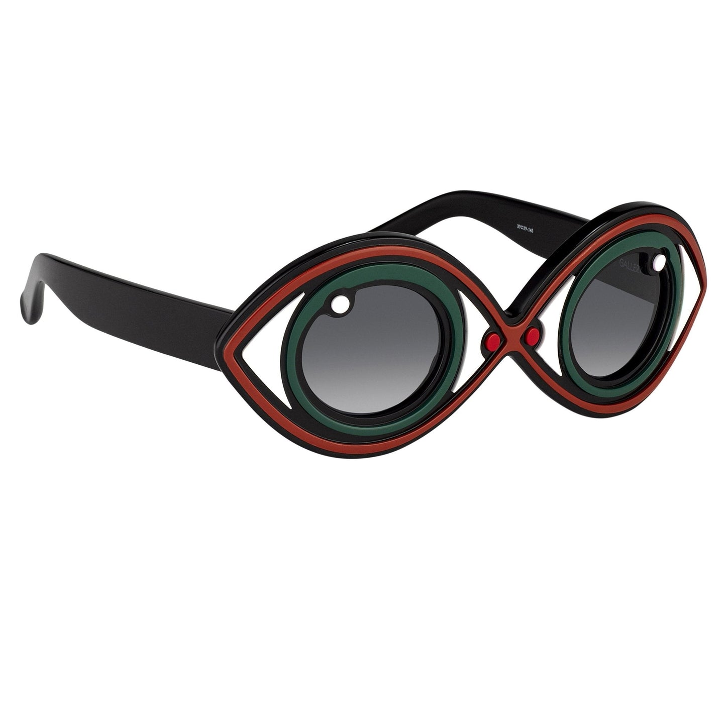 Yaz Bukey Ladies Sunglasses Eye Spy Green and Grey YAZ2C2SUN