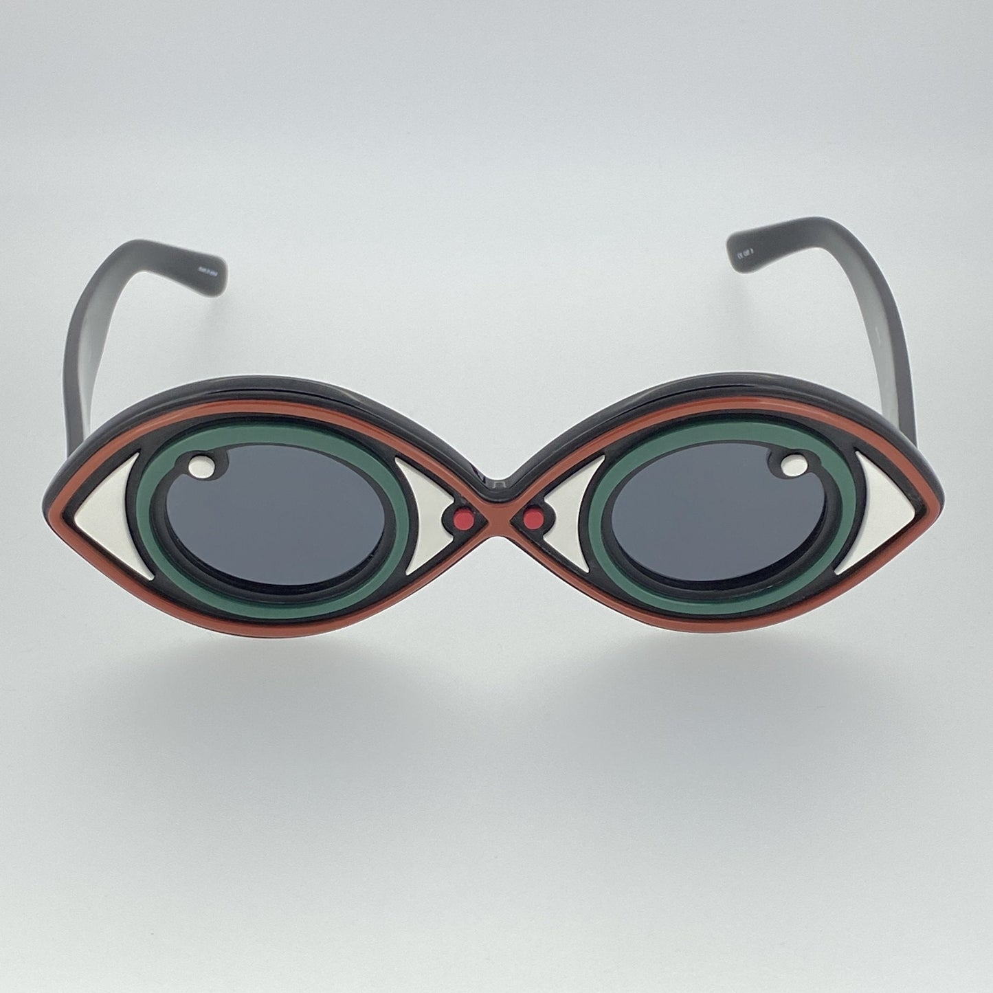 Yaz Bukey Ladies Sunglasses Eye Spy Green and Grey YAZ2C2SUN