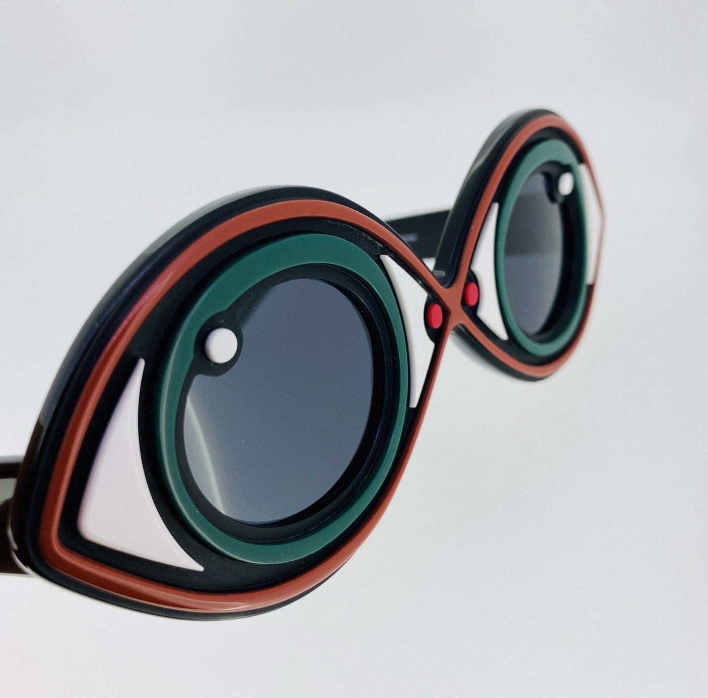 Yaz Bukey Ladies Sunglasses Eye Spy Green and Grey YAZ2C2SUN