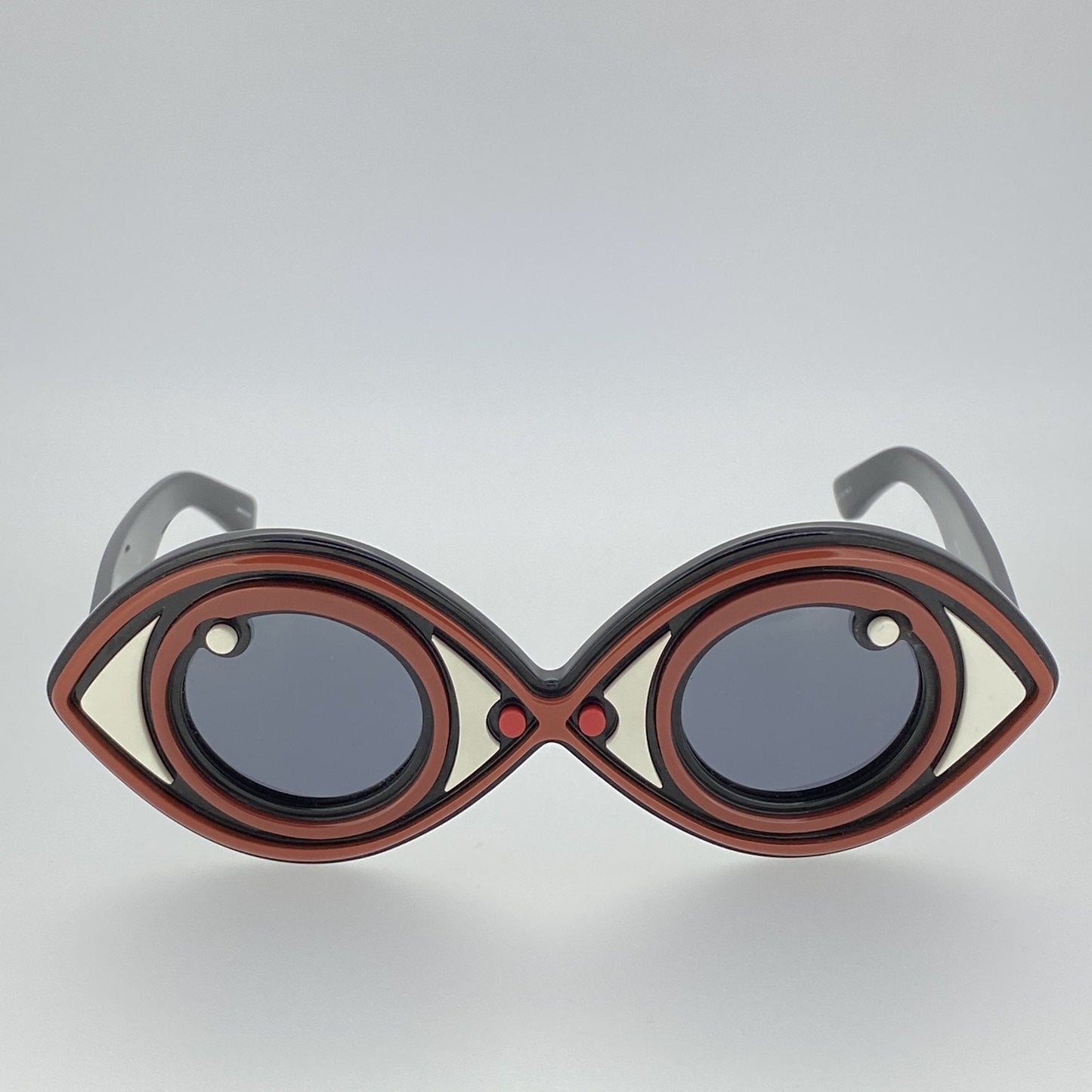 Yaz Bukey Ladies Sunglasses Eye Spy Brown and Grey YAZ2C3SUN
