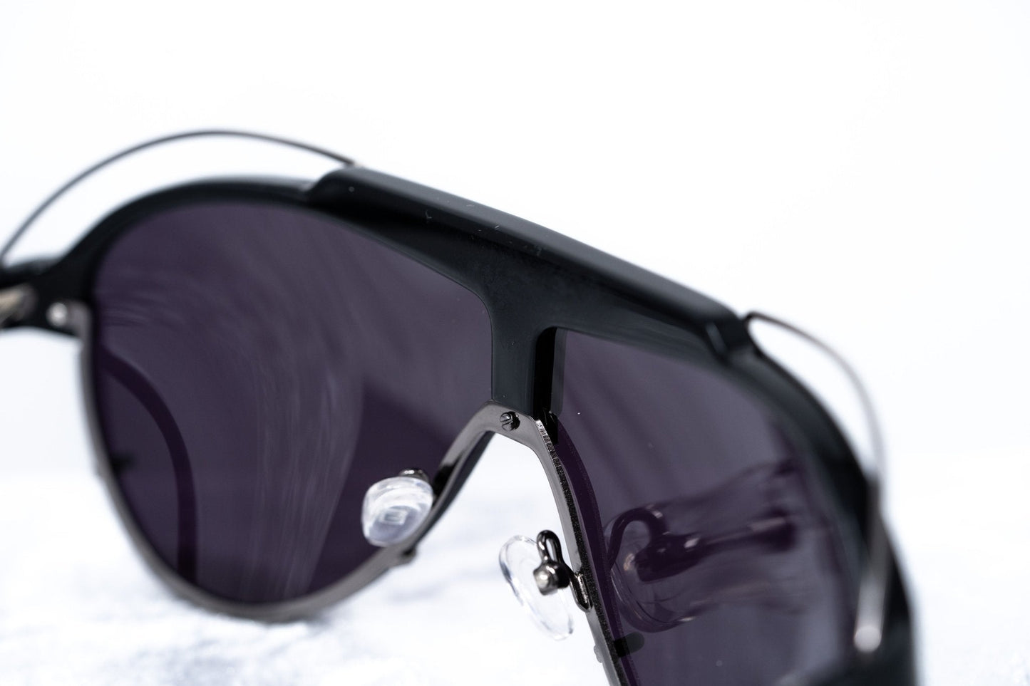 Yohji Yamamoto Sunglasses Silver and Purple