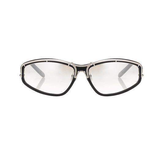 Yohji Yamamoto Sunglasses Rectangular Black and Brown