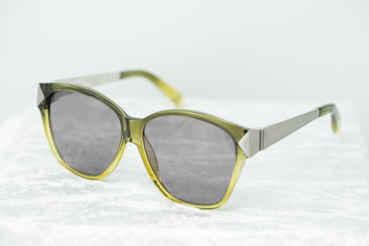 Yohji Yamamoto Sunglasses Rectangular Green and Grey