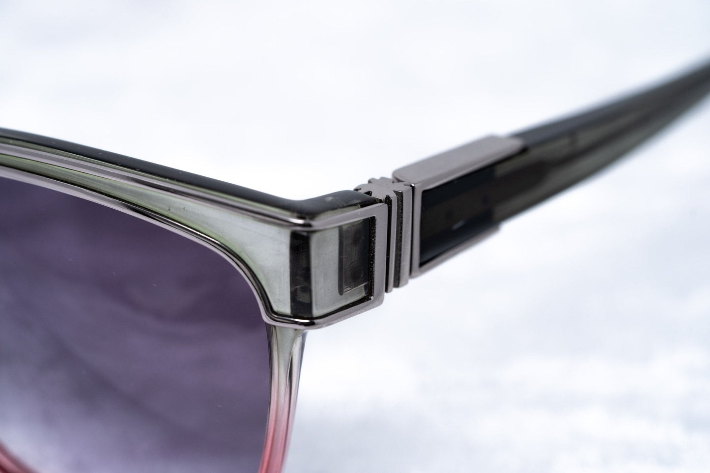 Yohji Yamamoto Sunglasses Rectangular Pink and Purple