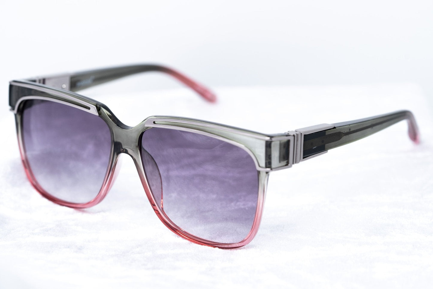 Yohji Yamamoto Sunglasses Rectangular Pink and Purple