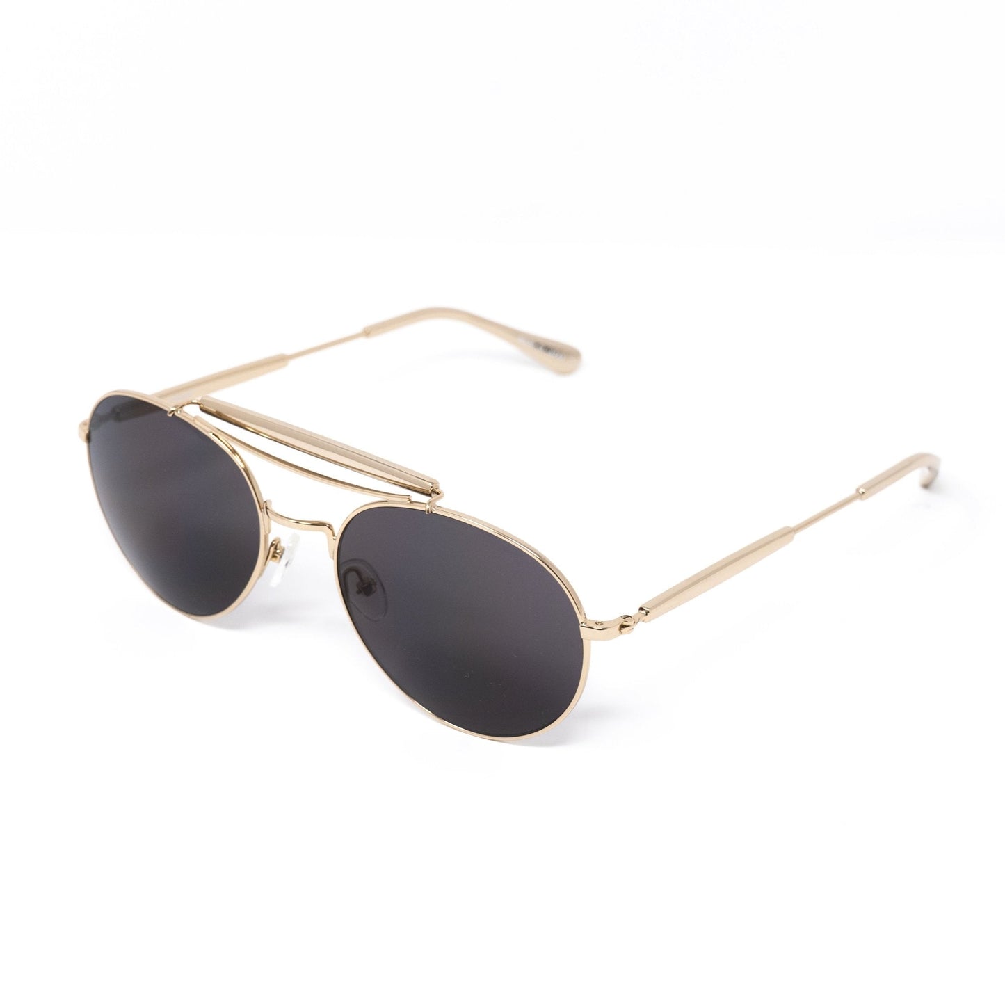 Yohji Yamamoto Sunglasses Round Gold and Grey YY12RIDERC2SUN