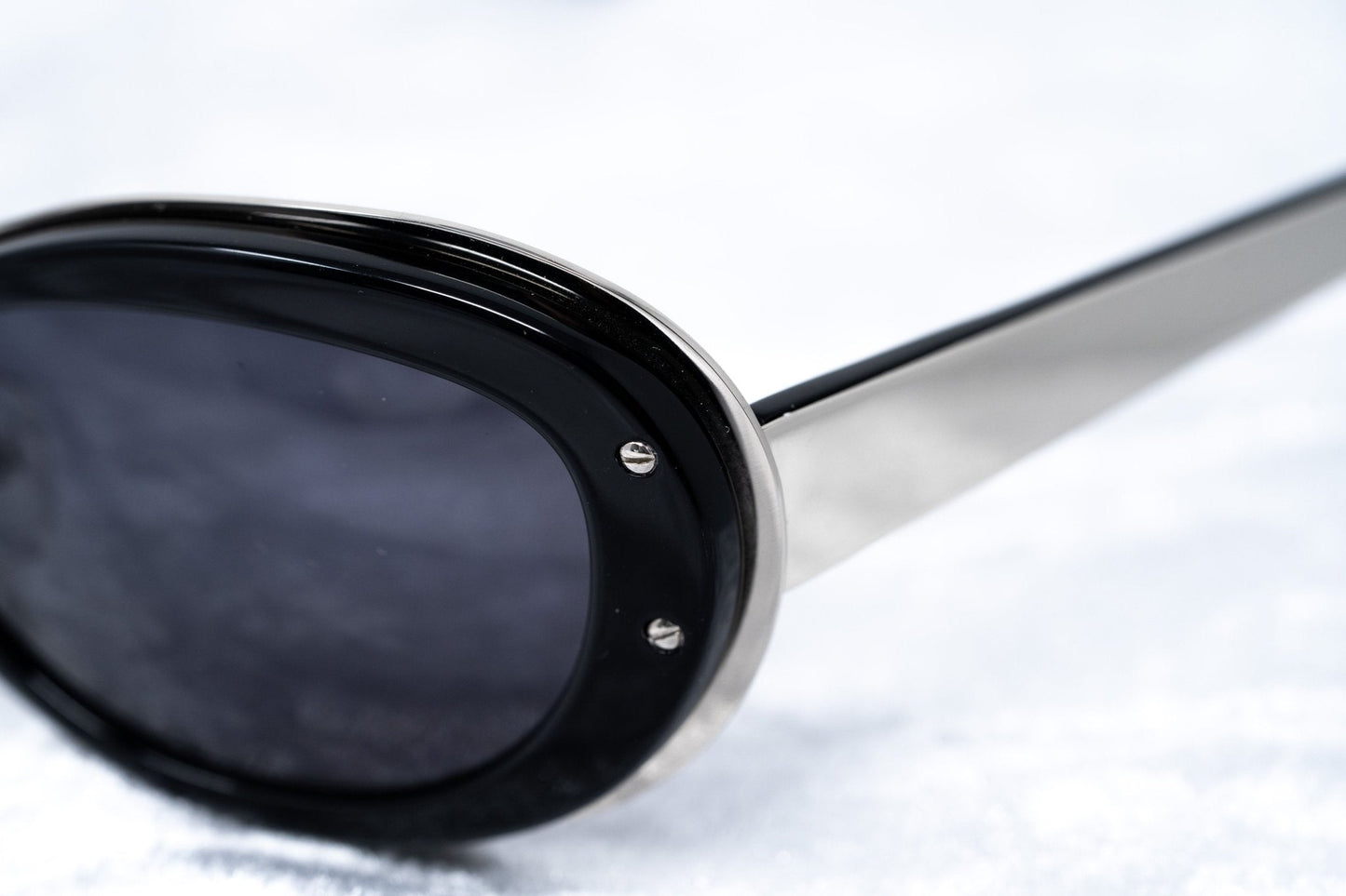Yohji Yamamoto Ladies Sunglasses Cat Eye Black and Grey