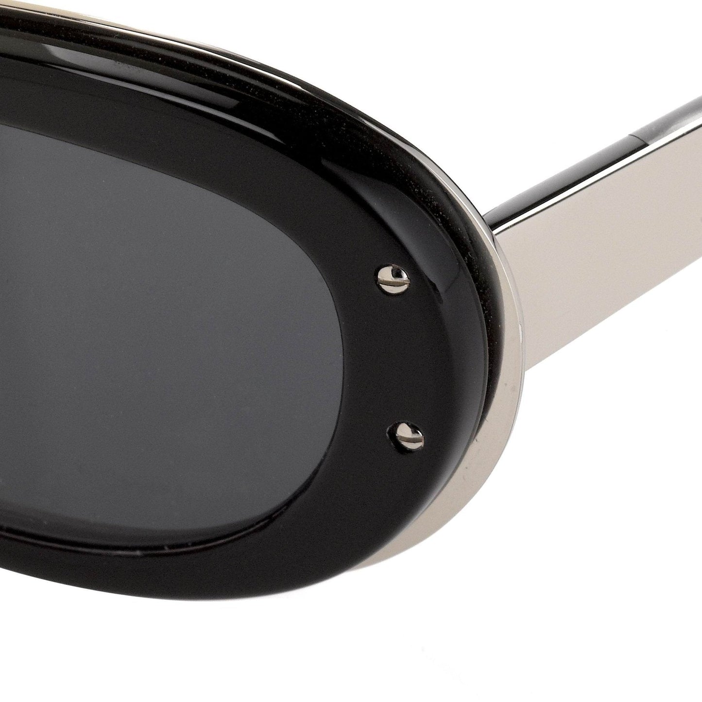 Yohji Yamamoto Ladies Sunglasses Cat Eye Black and Grey
