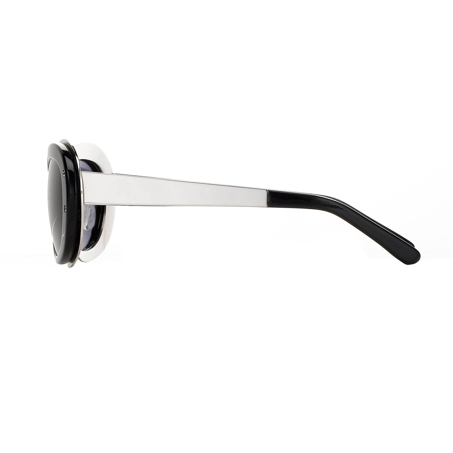 Yohji Yamamoto Ladies Sunglasses Cat Eye Black and Grey