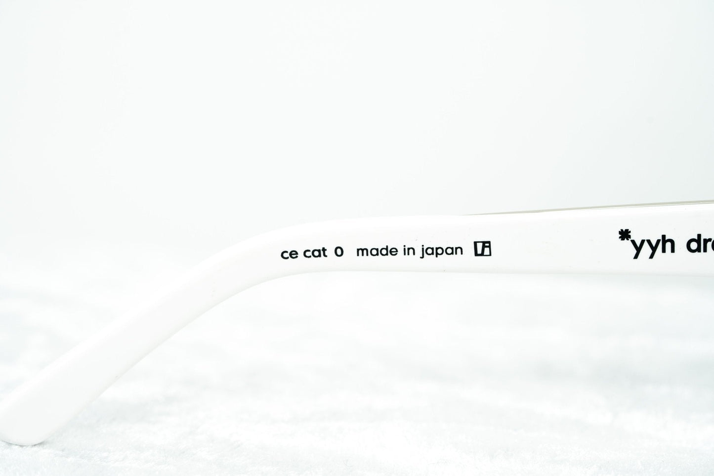 Yohji Yamamoto Sunglasses Cat Eye White and Clear