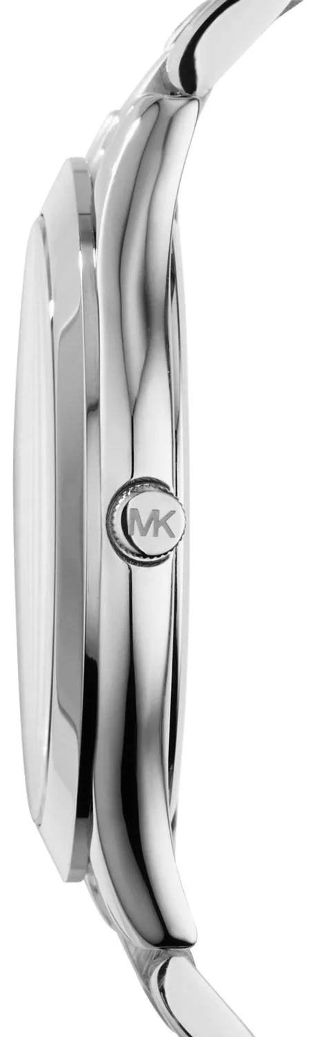 Michael Kors Ladies Watch Slim Runway 42mm Silver MK3371