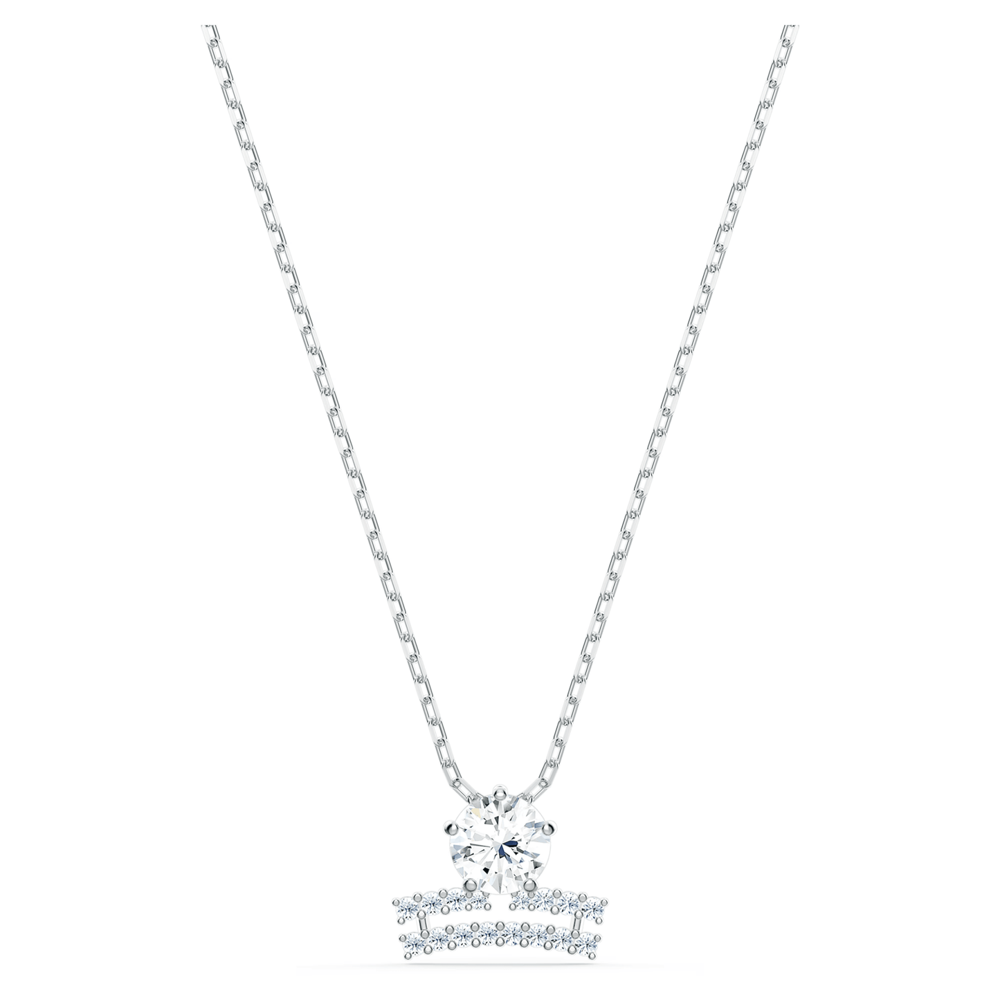 Swarovski Zodiac II Necklace Pendant Libra Silver White Metal Finish 5563895